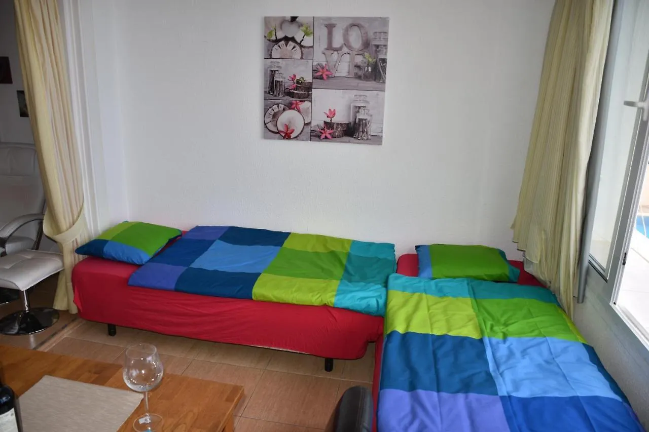 Apartment Jacaranda Close To The Beach, Sea-View, Pool, Wifi, Sat-Tv Arona  Spain